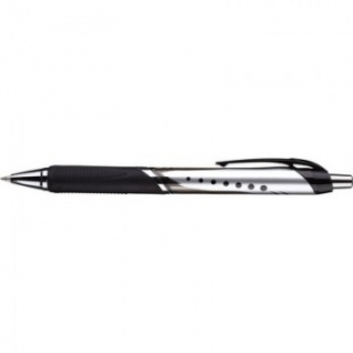Ручка гелевая Attache selection Galaxy,черный корпус,цвет чернил-черный