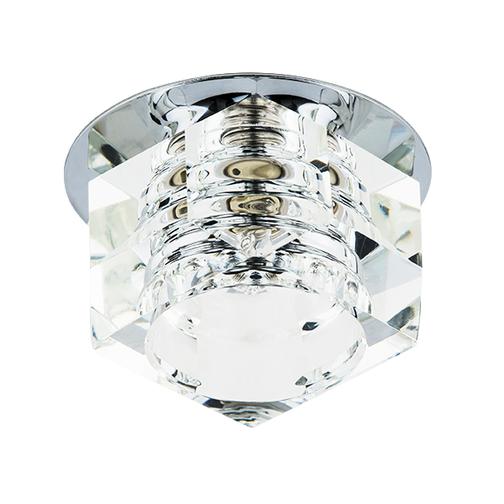 Светильник точечный встраиваемый декоративный под заменяемые галогенные или LED лампы Romb Lightstar 004060 42659145 3