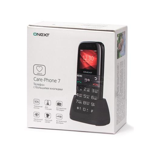 Телефон ONEXT с большими кнопками Care-Phone 7, черный 40671317 2