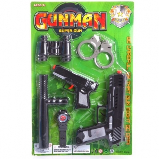 Набор аксессуаров Gunman "Полиция", 6 предметов