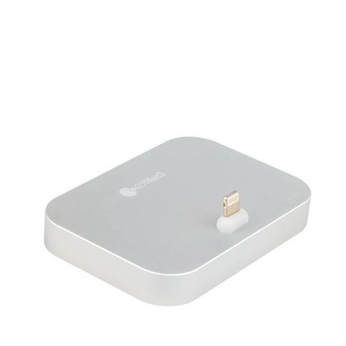 Док-станция COTEetCI Base12 Lightning (с индикатором) Stand Breathe Light CS5015-TS для iPhone X/ 8 Plus/ 8/ SE/ iPod Серебр. 42453005