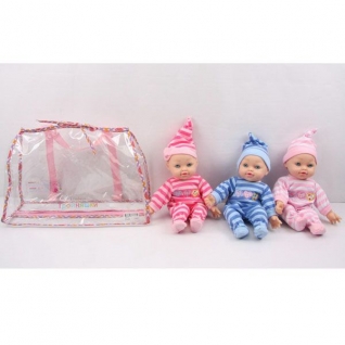 Набор из 3-х кукол в сумочке, 21 см Shenzhen Toys