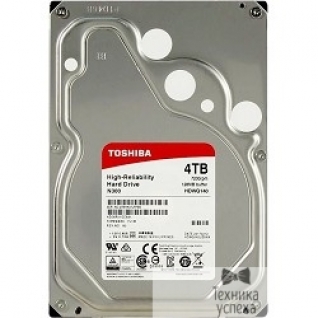 Toshiba 4TB Toshiba N300 (HDWQ140UZSVA) SATA 6.0Gb/s, 7200 rpm, 128Mb buffer, 3.5" для NAS