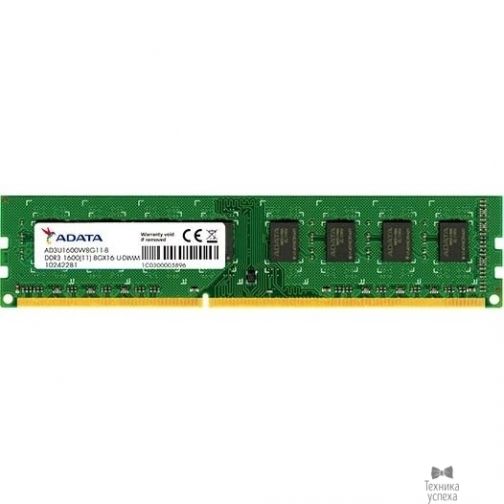 A-data A-Data DDR3 DIMM 4GB (PC3-12800) 1600MHz AD3U1600W4G11-S 37894416