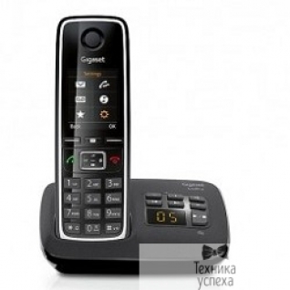 Gigaset Gigaset C530A(M) Black Телефон беспроводной (черный) автоответчик