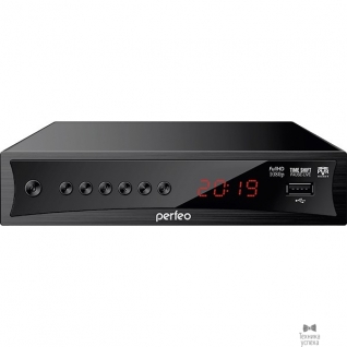 Perfeo Perfeo DVB-T2/C приставка "CONSUL" для цифр.TV, Wi-Fi, IPTV, HDMI, 2 USB, DolbyDigital, пульт ДУ PF_A4413