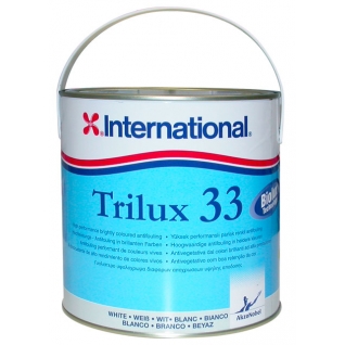 Необрастающая краска умеренно самополирующаяся International 2,5 Trilux 33, белая ...