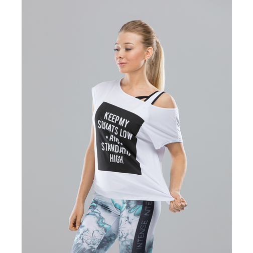 Женская спортивная футболка Fifty Intense Fa-wt-0103, белый размер L 42365256 1