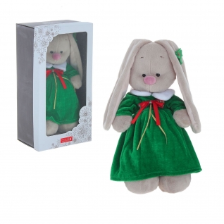 Мягкая игрушка "Зайка в рождественском платье", 32 см Зайка Ми