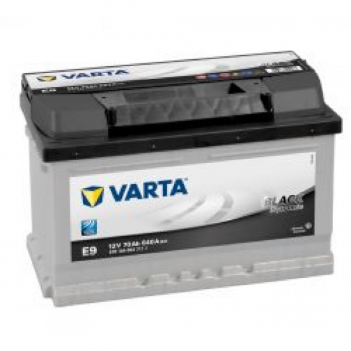 Аккумулятор VARTA Black Dynamic E9 70 Ач (A/h) обратная полярность - 570144064 VARTA E9 5601847