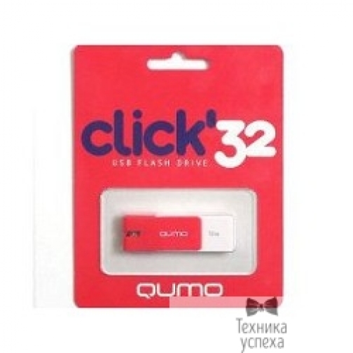 Qumo USB 2.0 QUMO 32GB Click QM32GUD-CLK-Crimson 5799910