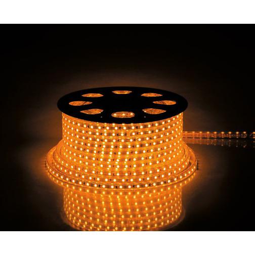 Cветодиодная LED лента Feron LS704, 60SMD(2835)/м 4.4Вт/м 100м IP65 220V желтый 38101342