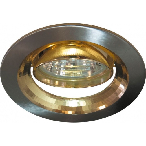 Встраиваемый светильник Feron 2009DL MR16 титан-золото 8183857