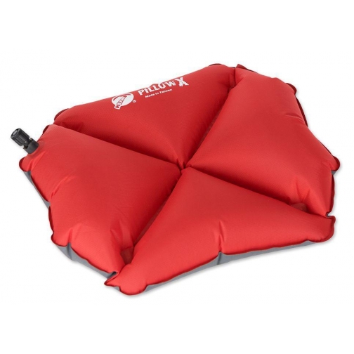 Надувная подушка Pillow X Red, красная (12PXRd01C) (+ Антисептик-спрей для рук в подарок!) KLYMIT 8942437