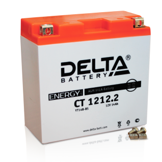 Мотоаккумулятор Delta CT 1212.2 (YT14B-4) 12 Ач