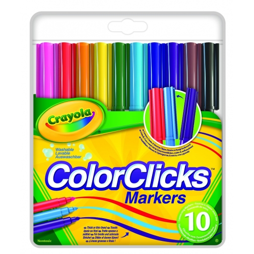 Соединяющиеся фломастеры ColorClicks, 10 шт Crayola 37708644 3