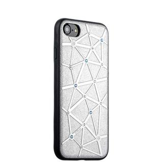 Чехол-накладка силиконовый COTEetCI Star Diamond Case для iPhone 8/ 7 (4.7) CS7032-TS Серебристый