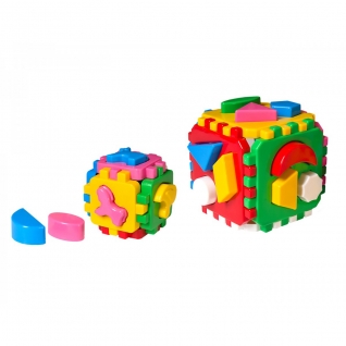 Набор из 2 кубиков-сортеров "Умный малыш" - 1+1, 36 элементов ТехноК
