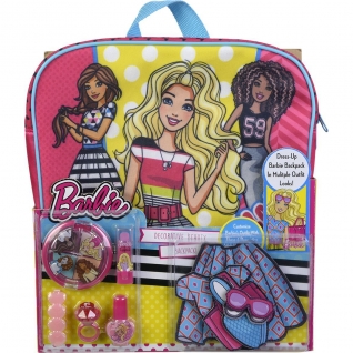 Игровой набор "Барби" - Детская декоративная косметика с рюкзаком Markwins