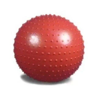 Мяч с шипами "Фитнес", красный, 55 см Shantou
