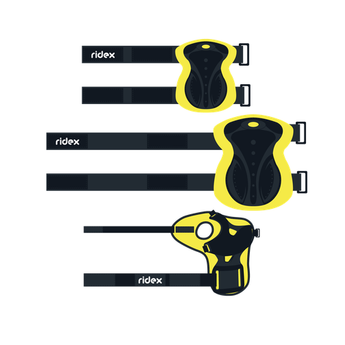 Комплект защиты Ridex Envy, желтый размер S 42222951