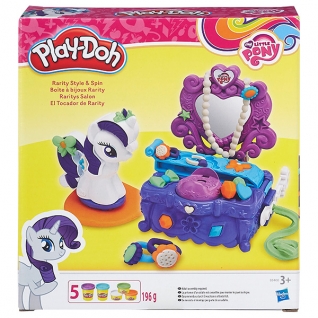 Пластилин Hasbro Play-Doh Hasbro Play-Doh B3400 Игровой набор "Туалетный столик Рарити"