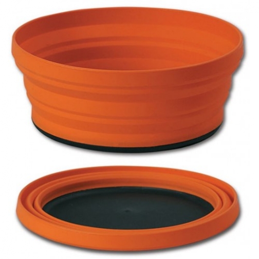 Складная силиконовая тарелка с жестким дном Sea to Summit X-Bowl Orange 37687014