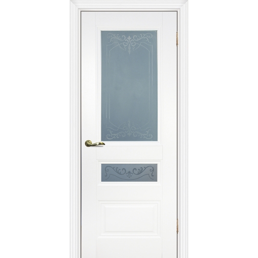 Дверное полотно Profilo Porte PSC- 25, 29/2 Цвет Белый, Магнолия, Стекло 6649062 2