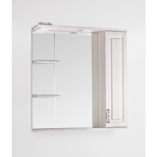 Зеркальный шкаф Style Line Олеандр-2 75/С, рельеф пастель 42403510