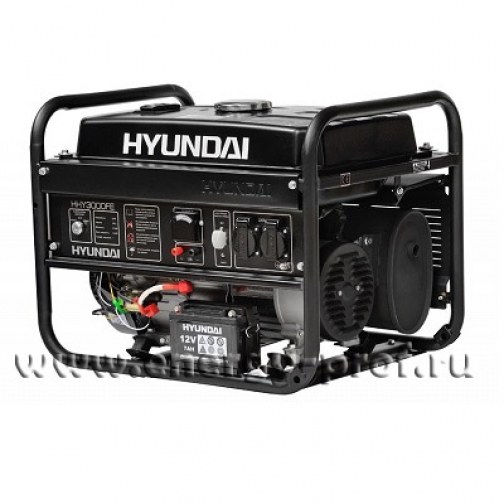 Электрогенератор Hyundai Бензиновый генератор HHY 3010 FE 1243015