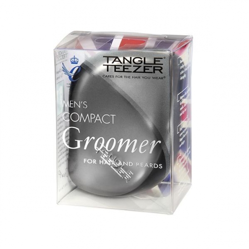 Tangle Teezer Расческа для волос Men's Compact Groomer, цвет: steel 5286132 5