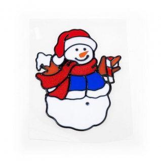 Новогодняя аппликация "Снеговик", 17 см Snowmen