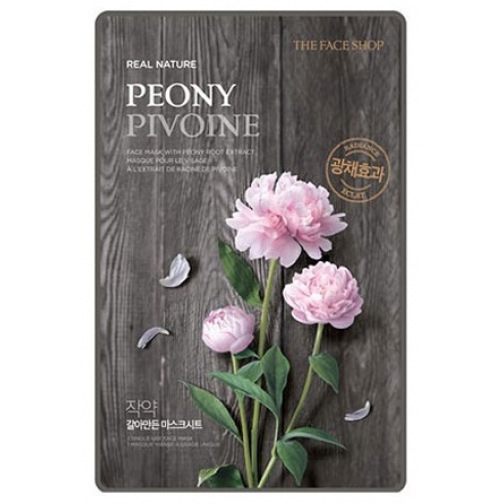 THE FACE SHOP - Маска для лица Real Nature Mask Peony 2146142