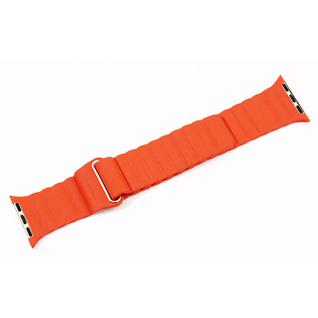 Ремешок кожаный COTEetCI W7 Leather Magnet Band (WH5205-OR) для Apple Watch 40мм/ 38мм Оранжевый