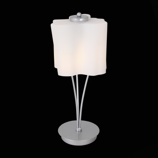 Настольная лампа St Luce Серебристый/Белый E27 1*60W 37398247 1