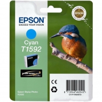 Оригинальный картридж T1592 для Epson Stylus Photo R2000 голубой, струйный 8262-01