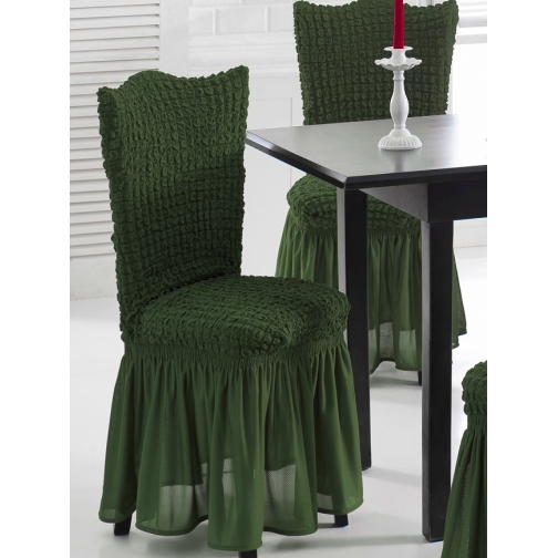 Чехлы на стулья, 6 штук в наборе, цвет зеленый 37652810 1
