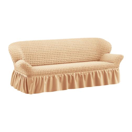 Чехол для трехместного дивана ПМ: Ми Текстиль Чехол на трехместный диван жатка 42790549 4