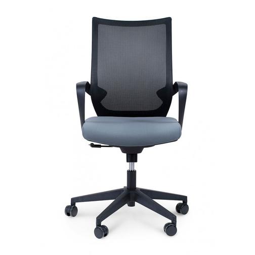 Кресло офисное Спэйс LB/черный пластик/серая сетка/серая ткань NORDEN Chairs 42859332