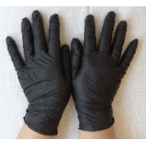 Перчатки хозяйственные Nitrile черные