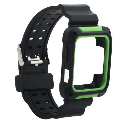 Ремешок COTEetCI W39 Integrated Movement Band (WH5267-BG) для Apple Watch 40мм/ 38мм 42мм Черно-Зеленый 42531602
