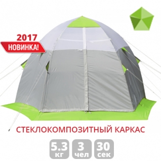 Зимняя палатка ЛОТОС 3С на стеклокомпозитном каркасе