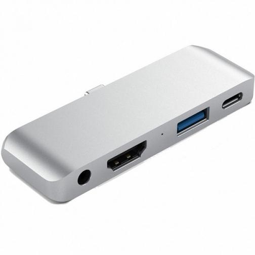 Адаптер Satechi Mobile Pro (ST-TCMPHS) USB-C (Silver) серебристый 42304896