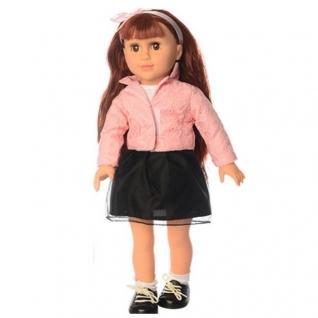 Кукла "Дефа Люси" с аксессуарами, в розово-черном, 46 см Defa Lucy