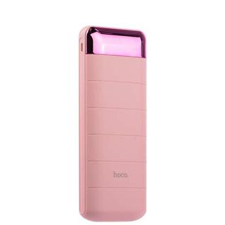 Аккумулятор внешний универсальный Hoco B29A - 15000 mAh Domon power bank (2USB: 5V-2.0A&5V-1.0A) Pink Розовый