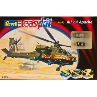 Сборная модель "Боевой вертолет Ah-64 Apache", 1:100 Revell