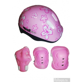 Набор защиты для детей MaxCity Flower (розовый)