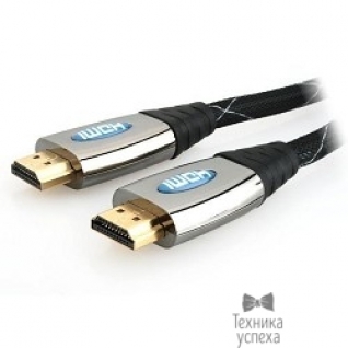Gembird Кабель HDMI Gembird/Cablexpert, 4.5м, v1.4, 19M/19M, металл, позол.разъемы, экран(CCP-HDMI4-15 )
