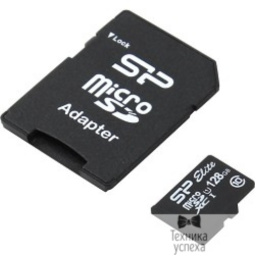 Silicon Power Micro SecureDigital 128Gb Silicon Power SP128GBSTXBU1V10-SP MicroSDXC Class 10 UHS-I, SD adapter 37955864