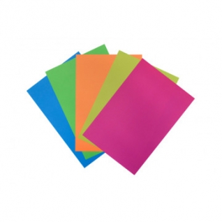 Набор цветной бумаги A4, 5 л. 5 цв. флюор. Хобби тайм 2 вида 11-405-245 д